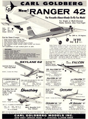 Here is an advertisement from the January 1970 issue of the AMA's American Aircraft Modeler magazine - Airplanes and Rockets