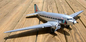 Revell DC-3 plastic model by Kirt Blattenberger - Airplanes and Rockets