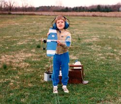 Philip Blattenberger with Carl Goldberg Li'l Jumpin Bean, Smithsburg, Maryland, 1991 - Airplanes and Rockets