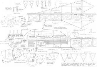 Antoinette Plan Sheet 1, September 1970 AAM - Airplanes and Rockets