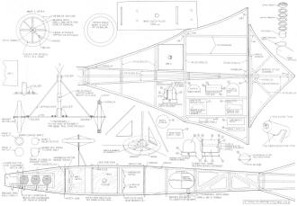 Antoinette  Plan Sheet 2, September 1970 AAM - Airplanes and Rockets