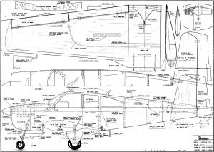 Bonanza Debonair Plans (sheet 1) - Airplanes and Rockets