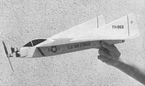 Simple markings made with paint, decals, and marking pens turn it into a USAF-type plane - Airplanes and Rockets