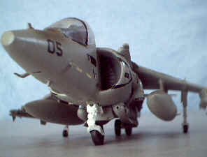 Harrier plastic model by Philip & Kirt Blattenberger - Airplanes and Rockets