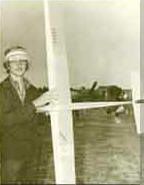 Mark Smith holding Windfree glider