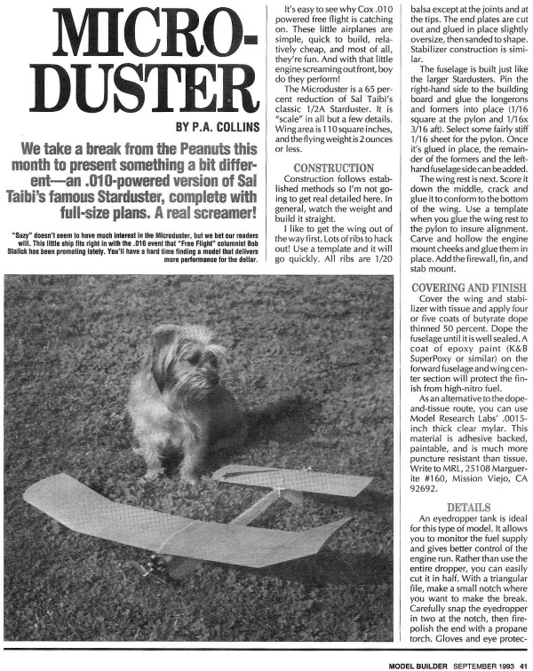 MicroDuster article