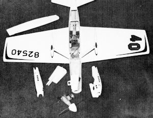 Stripped down for routine maintenance, the model Is a myriad of necessary hatches - Airplanes and Rockets