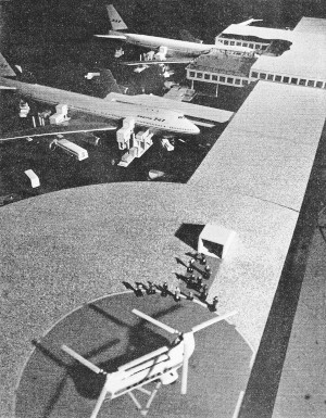 Models in Industry, Airport model used by Boeing In study of loading and handling problems,Annual Edition 1969 AAM - Airplanes and Rockets