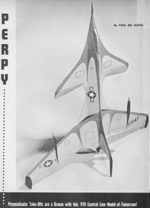 Perpy, March 1957 American Modeler - Airplanes and Rockets
