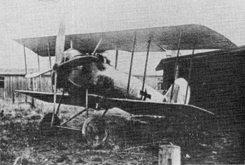 Pfalz D.III, A production D.VIII abandoned by the Germans - Airplanes and Rockets