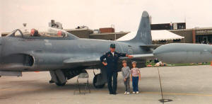 Philip & Sally Blattenberger with Cessna T-33 - Airplanes and Rockets