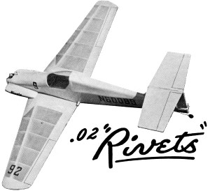 .02 "Rivets" Article & Plans - Airplanes and Rockets