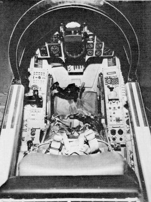 Saab A37 Viggen. Cockpit of Saab 37 Viggen - Airplanes and Rockets