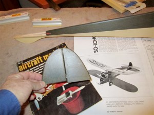 Steve S.'s So-Long Rudder Covered with Coverlite - Airplanes and Rockets