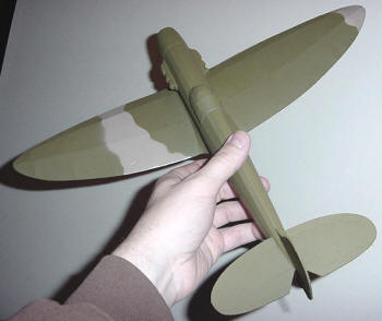 Tom Eastlake's Spitfire with camouflage being added - Airplanes and Rockets