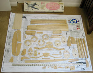 Sterling F4U-1 Corsair Kit Parts & Plans - Airplanes and Rockets
