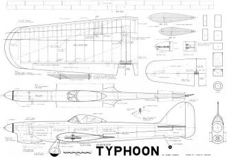 Hawker Typhoon Plans, September 1970 AAM - Airplanes and Rockets