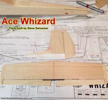 Balsa Tail Surfaces : Ace Whizard (Steve Swinamer) - Airplanes and Rockets