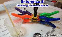 Clamping Tailwheel Mount (Enterprise-E) - Airplanes and Rockets