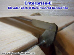 Elevator Control Horn Pushrod Connection (Enterprise-E) - Airplanes and Rockets