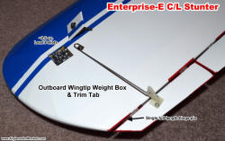 Enterprise-E outboard wingtip weight box and trim tab - Airplanes and Rockets