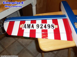 Wing Lettering (Enterprise-E) - Airplanes and Rockets