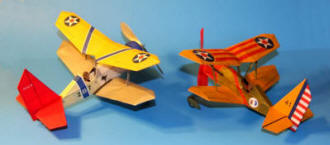 F11C and P-6E Baby Biplane Models by Tom A. - Airplanes and Rockets