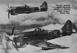 Hawker Tempests in formation flight - Airplanes and Rockets