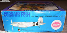 Cox F2G-1 Corsair C/L Airplane Box (side 3) - Airplanes and Rockets
