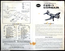 Cox F2G-1 Corsair C/L Airplane Instructions (p1) - Airplanes and Rockets