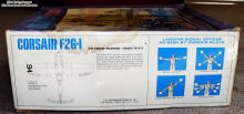 Cox F2G-1 Corsair C/L Airplane Box (side 2) - Airplanes and Rockets