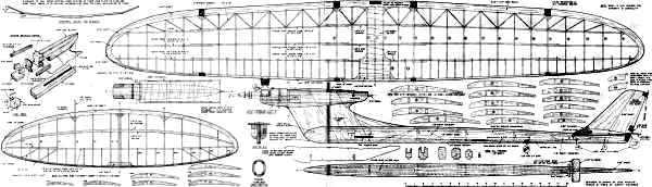 Ephemeris Plans from March/April 1963 American Modeler - Airplanes and Rockets