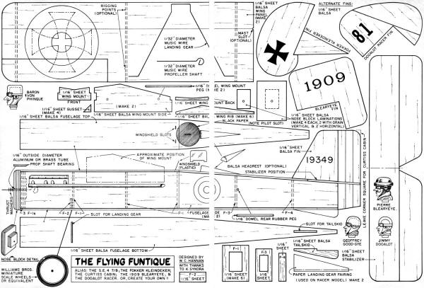Flying Funtique Plans - Airplanes and Rockets
