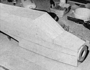 Before carving and sanding, fuselages sure look ugly - Airplanes and Rockets