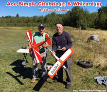 Steve Swinamer with Ace Simple Citabria & Whizard - Airplanes and Rockets