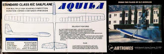 Airtronics Aquila Sailplane Kit Building Instructions - Airplanes and Rockets