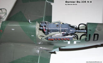 Dornier Do−335 V−4 engine compartment detail - Airplanes and Rockets