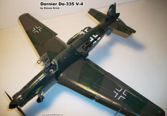 Dornier Do−335 V−4 left front view - Airplanes and Rockets