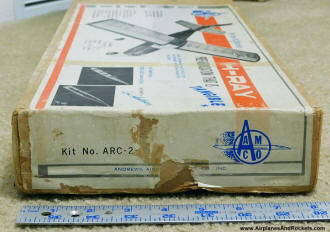 Andrews (AAMCo) H−Ray Kit Box Top (End) - Airplanes and Rockets