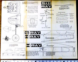 Andrews (AAMCo) H−Ray Assembly Instructions - Airplanes and Rockets