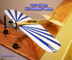 Li'l Jumpin' Bean (White & Blue 1) - Airplanes and Rockets