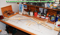Plans-built, framed-up Li'l Jumpin' Beans ready for finishing - Airplanes and Rockets