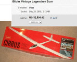 Graupner Cirrus Glider Kit on eBay - Airplanes and Rockets