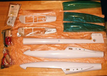 Graupner Cirrus Glider Kit (molded plastic parts) - Airplanes and Rockets