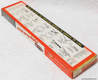 Comet F-86D Sabre Jet kit box back - Airplanes and Rockets