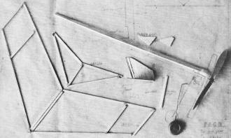 Note wing made on its covering material - Airplanes and Rockets