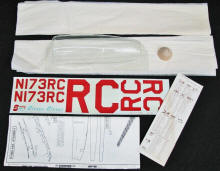 Sterling Cirrus Kit Balsa Canopy - Airplanes and Rockets
