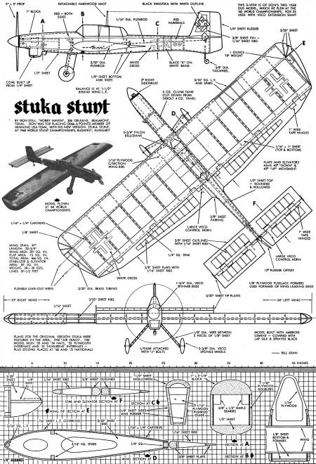 Stuka Stunt Plans - Airplanes and Rockets