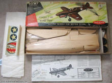 Top Flite P-40 Warhawk control line model - Airplanes and Rockets