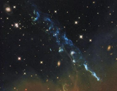 Hubble Views a Cosmic Skyrocket - Airplanes & Rockets